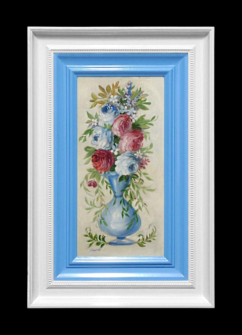 VASI DI FIORI - CM 20X40- CON CORNICE CM 40X60 H - REF. NR ...